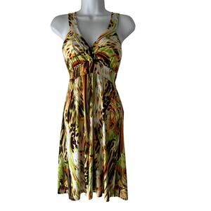 Pretty Young Thing Dress Y2k Medium Animal Print Going Out Retro Babydoll